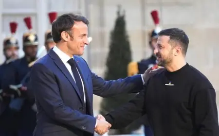 ماكرون يستضيف زيلينسكي في الزيارة العاشرة لبحث إمكانية تحقيق سلام دائم في أوكرانيا