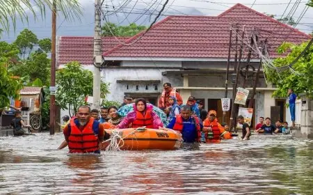 حصيلة ضحايا فيضانات إندونيسيا تتجاوز 631 قتيلا وإجلاء مليون مواطن في الكارثة