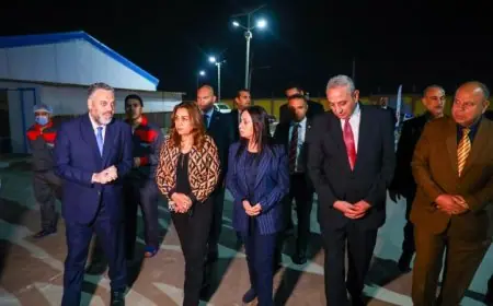 وزيرتا التضامن والتنمية المحلية ومحافظ الغربية يقومون بجولة تفقدية في محطة طنطا لإنتاج البيض