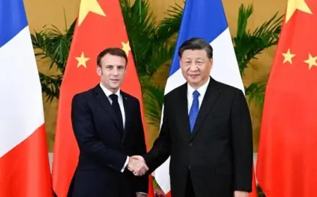 الرئيس الفرنسي يقوم بزيارة تاريخية لبكين الأربعاء ويبحث تعزيز العلاقات مع نظيره الصيني