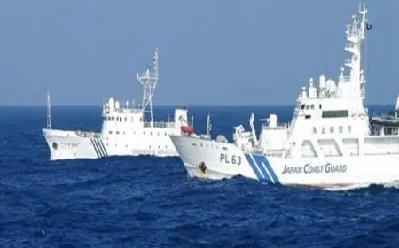 خفر السواحل الياباني يرصد دخول سفينتين صينيتين إلى المياه الإقليمية لجزر سينكاكو