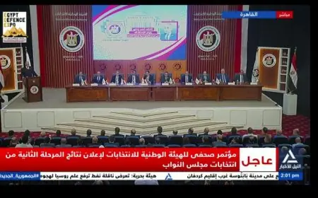 مؤتمر صحفي للهيئة الوطنية للانتخابات يكشف نتائج المرحلة الثانية من انتخابات النواب