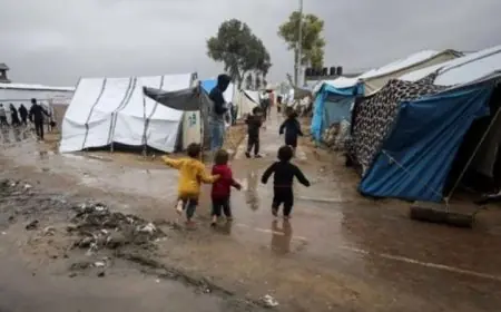 كارثة غير مسبوقة في غزة بسبب العواصف الشديدة والطقس السيء حسب بلدية غزة