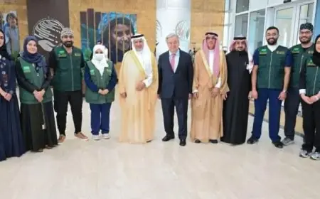 جوتيريش يشيد بسلمان للإغاثة كنموذج رائد للكفاءة وجودة الخدمات الإنسانية