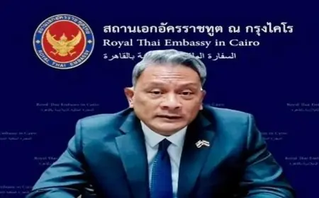 سفير تايلاند في القاهرة يؤكد نمو العلاقات بين مصر وتايلاند بشكل ملحوظ