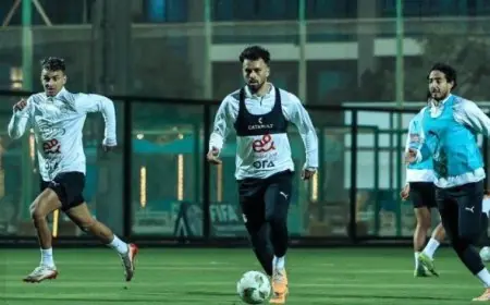 منتخب مصر يستعد بقوة لكأس الأمم الإفريقية بتدريب مسائي متميز بقيادة حسام حسن