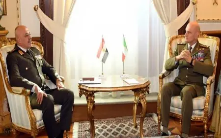 رئيس الأركان يعود إلى الوطن بعد زيارة رسمية ناجحة لإيطاليا مع فيديو وصور حصرية