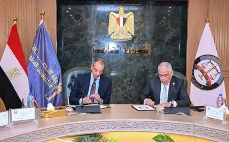 تعاون مثمر بين النيابة العامة ووزارة الاتصالات في توقيع بروتوكول التحول الرقمي