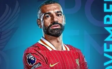 محمد صلاح يتخطى أزمته مع ليفربول ويتوج بجائزة لاعب الشهر في الدوري الإنجليزي من EA SPORTS