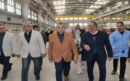 وزير الدولة للإنتاج الحربي يؤكد أهمية مصنع حلوان للصناعات غير الحديدية في خفض الفاتورة الاستيرادية