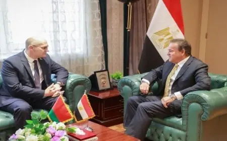 وزير الصحة يعبر عن تعزيز العلاقات المصرية البيلاروسية وتطورها في مختلف المجالات