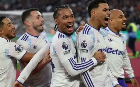 قذيفة روجرز تمنح أستون فيلا انتصاراً ساحقاً على وست هام