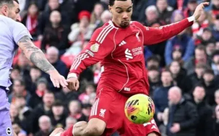 ليفربول ينهي الشوط الأول متقدمًا على برايتون في الدوري الإنجليزي بفوز مثير فيديو