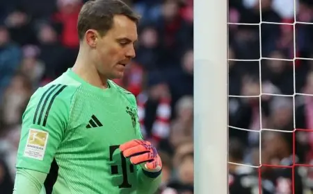 بايرن ميونيخ يتعرض لصدمة كبيرة بخصوص إصابة الحارس مانويل نوير