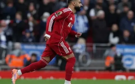 صلاح يحطم رقم رونى ويصبح أكثر لاعب مساهمة بالأهداف مع فريق واحد في تاريخ الدوري الإنجليزي الممتاز