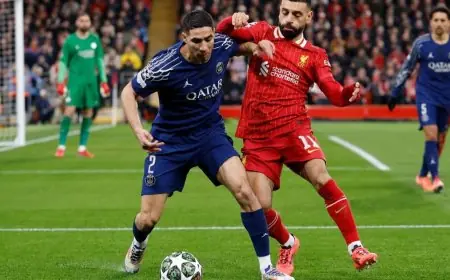 محمد صلاح يرشح أشرف حكيمي كأفضل لاعب في العالم