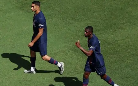 أشرف حكيمي يختار صديقه المقرب بدلاً من ديمبيلي في تصويت The Best