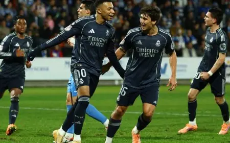 مبابي يسجل ثنائية مذهلة في فوز ريال مدريد على تالافيرا ويتأهل لثمن نهائي كأس الملك