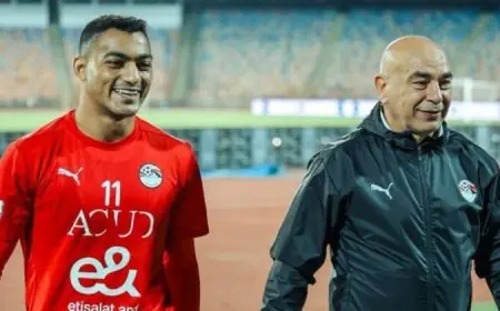 العلاقة القوية بين العميد ومصطفى محمد تتألق في مران المنتخب صور