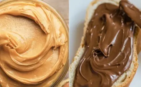 زبدة الفول السوداني أم النوتيلا أيهما الأفضل لصحتك واختيارك المثالي