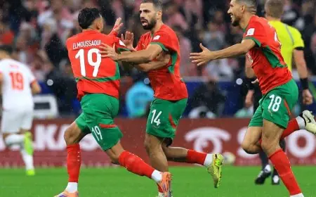 هدف مذهل يضع المغرب في المقدمة على الأردن خلال الشوط الأول
