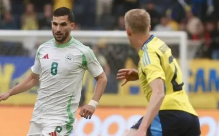 حسام عوار يغيب عن كأس إفريقيا نتيجة الإصابة وحيماد عبدلي يُعوضه في منتخب الجزائر