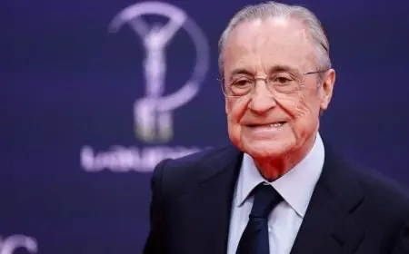 فلورنتينو بيريز يؤكد التزامه بالنجاح في خطاب قوي أمام لاعبي ريال مدريد