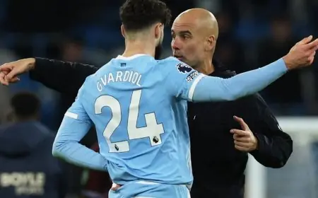 جوارديوالا يوضح شرطه للتنافس على لقب الدوري ويتهكم على الصحفيين