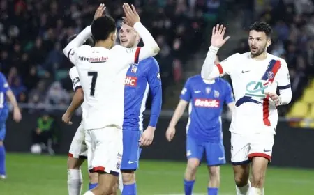 باريس سان جيرمان يحقق فوزا في كأس فرنسا لكن يخفق في كسر الرقم القياسي لبرشلونة التاريخي