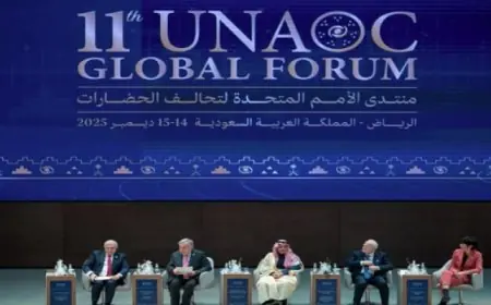 انطلاق منتدى الأمم المتحدة لتحالف الحضارات في الرياض بحضور جوتيريش