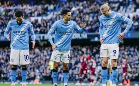 توقعات تشكيل مانشستر سيتي لمواجهة نوتنجهام فورست في الدوري الإنجليزي