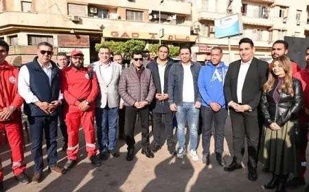 وزير الشباب والرياضة يثمن دور الهلال الأحمر المصري في دعم المجتمع