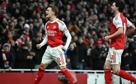 مارتن أوديغارد يبرز تفوق أرسنال على برايتون وسط التحديات الكبيرة