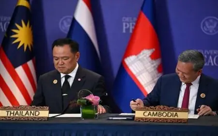 فرنسا تحتفل باتفاق وقف إطلاق النار التاريخي بين تايلاند وكمبوديا