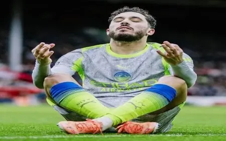 ريان شرقي يتألق كأفضل لاعب في مواجهة مانشستر سيتي ضد نوتينجهام فورست