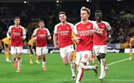 ساكا يتألق في خط الهجوم تشكيل آرسنال لمواجهة برايتون في الدوري الإنجليزي