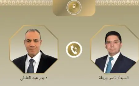 وزير الخارجية يناقش مع نظيره المغربي تعزيز العلاقات الثنائية بين البلدين عبر الهاتف