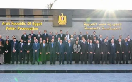 النيابة العامة تعلن توقيع بروتوكولي تعاون مع بنك مصر و I-Score بالصور