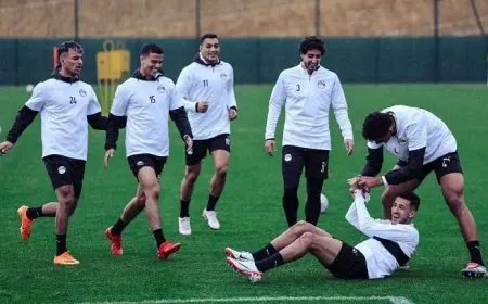 منتخب مصر يستعد بقوة لمواجهة أنجولا في كأس أمم إفريقيا