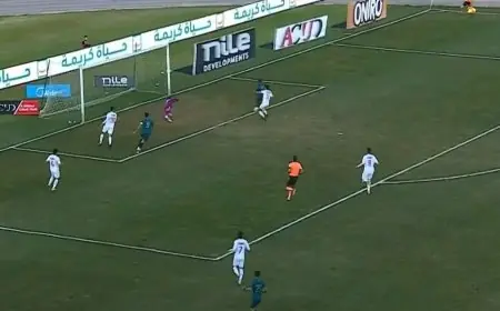 لاعب يفوت أغرب فرصة في مباراة 2025 ضد الزمالك ويتسبب في دخول الكرة للمرمى