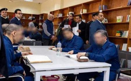 النيابة العامة تفتش مركز إصلاح وتأهيل برج العرب 3 1 مع صور حصرية