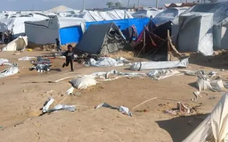 235 ألف شخص في قطاع غزة يتأثرون بمنخفض بايرون الجوي وفقًا للأونروا