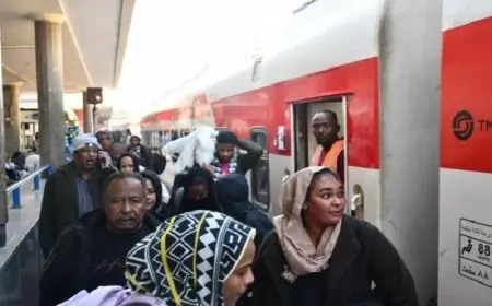 الهيئة القومية لسكك حديد مصر تطلق الرحلة 43 في إطار مشروع العودة الطوعية للسودان