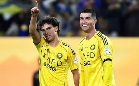 كريستيانو رونالدو وجواو فيليكس يتصدران قائمة هدافي دوري روشن بمهاراتهما الرائعة