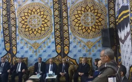 وزير العدل والهيئات القضائية يشاركون في عزاء المستشارة سهام الأنصاري