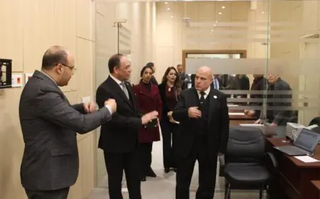 رئيس النيابة الإدارية يزور مواقع التحضير لمسابقة تعيين معاون النيابة