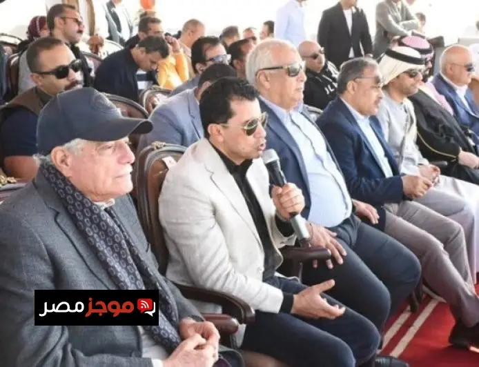 وزير الرياضة ومستشار رئيس الجمهورية يفتتحان نادي الرماية بحضور محافظي الوادي الجديد والشرقية