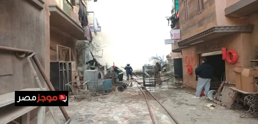 وزير الثقافة يعلن السيطرة على حريق في موقع تصوير مفتوح باستوديو مصر دون وقوع خسائر بشرية