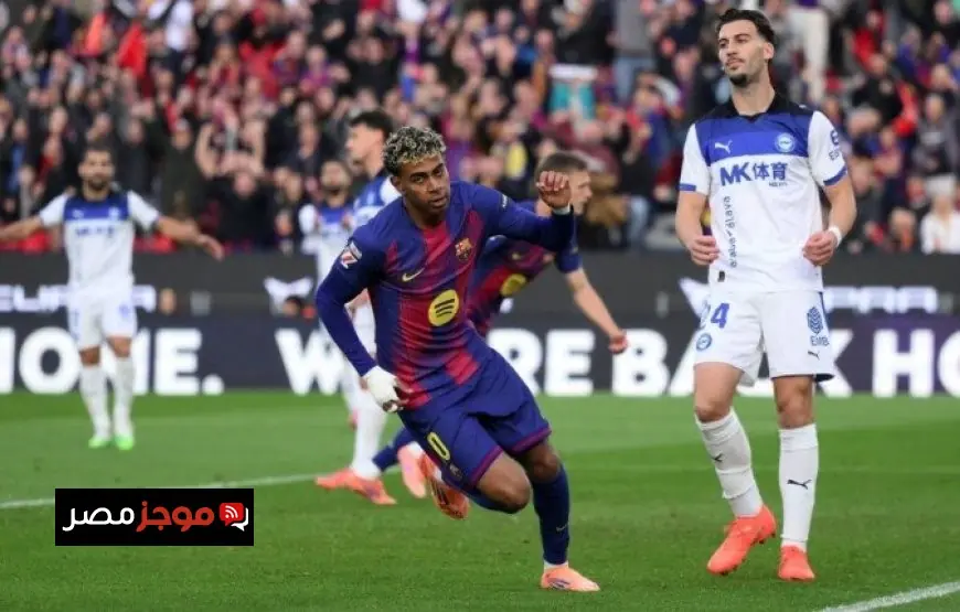 برشلونة يسيطر على الشوط الأول ويتفوق على ألافيس في الدوري الإسباني مع فيديو ملخص المباراة