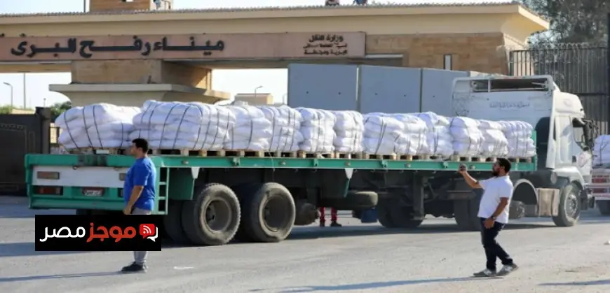 قافلة زاد العزة 85 تصل إلى قطاع غزة لمساعدة الفلسطينيين